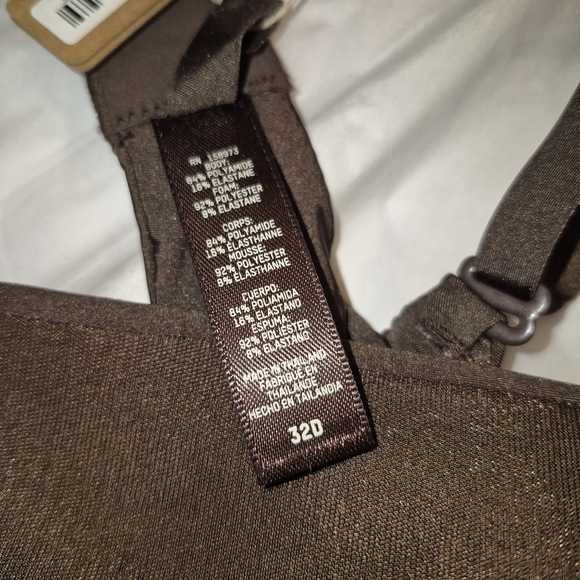 Skims Weightless Scoop Bra Espresso 32D NWT - Picture 7 of 10
